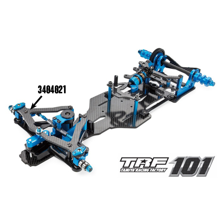 Plaque avant supérieur TRF101 - TAMIYA 3404021
