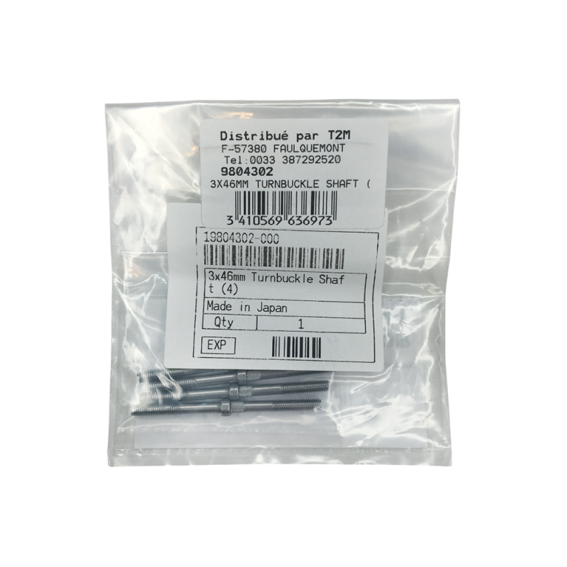 Biellettes 3x46 mm (x4) TAMIYA 9804302