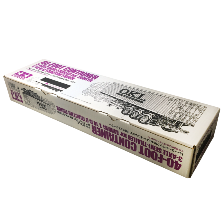 Remorque Porte-conteneur 3 essieux 1/14- TAMIYA 56377