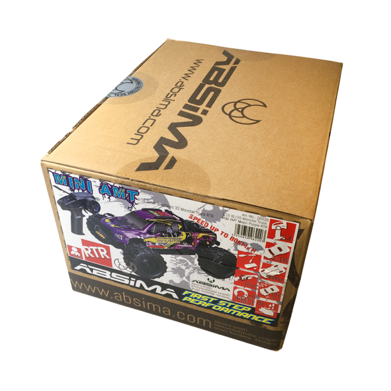 Monster Truck Mini AMT Magic-Purple RTR - ABSIMA 16030