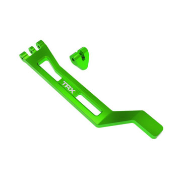 Support de batterie aluminium vert - TRAXXAS 10726-GRN