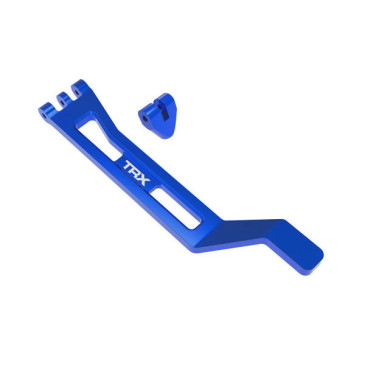 Support de batterie aluminium Bleu - TRAXXAS 10726-BLUE