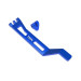 Support de batterie aluminium Bleu - TRAXXAS 10726-BLUE