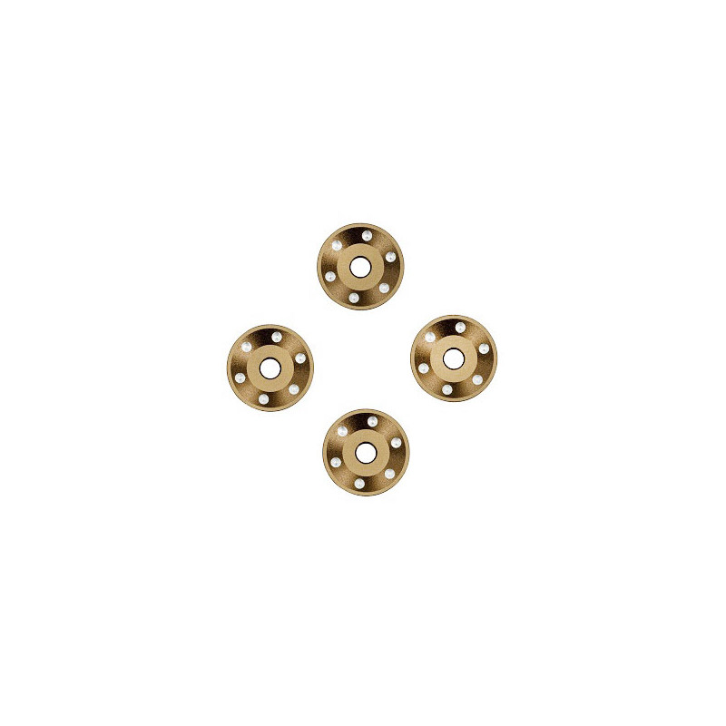 Rondelles de roues aluminium bronze - TRAXXAS 10257-BRNZ