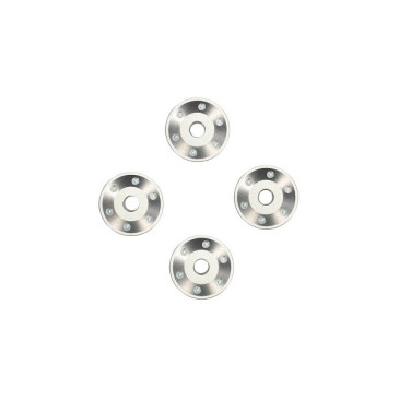Rondelles de roues aluminium argent - TRAXXAS 10257-SLVR
