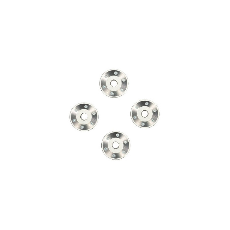 Rondelles de roues aluminium argent - TRAXXAS 10257-SLVR