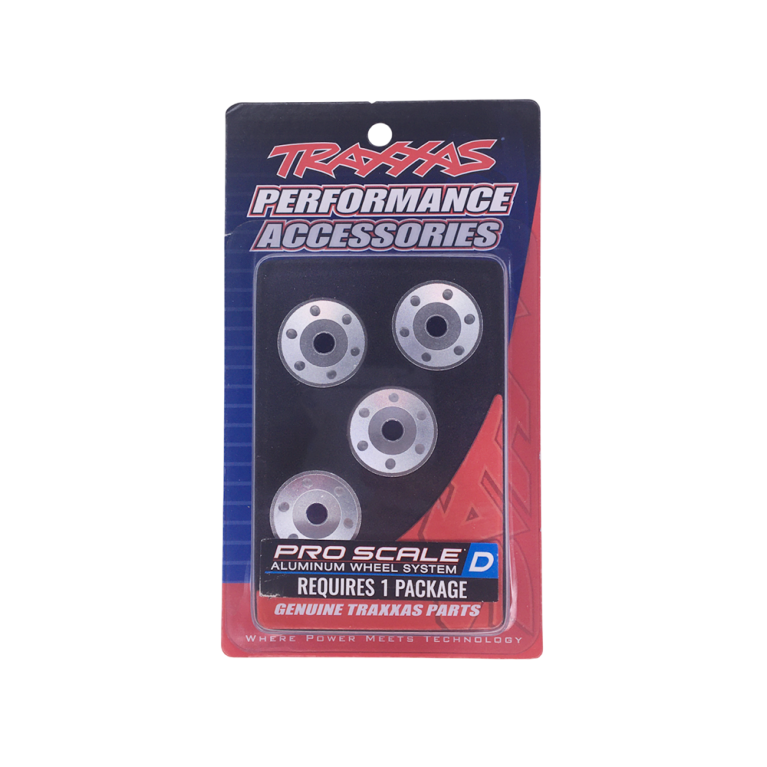 Rondelles de roues aluminium argent - TRAXXAS 10257-SLVR