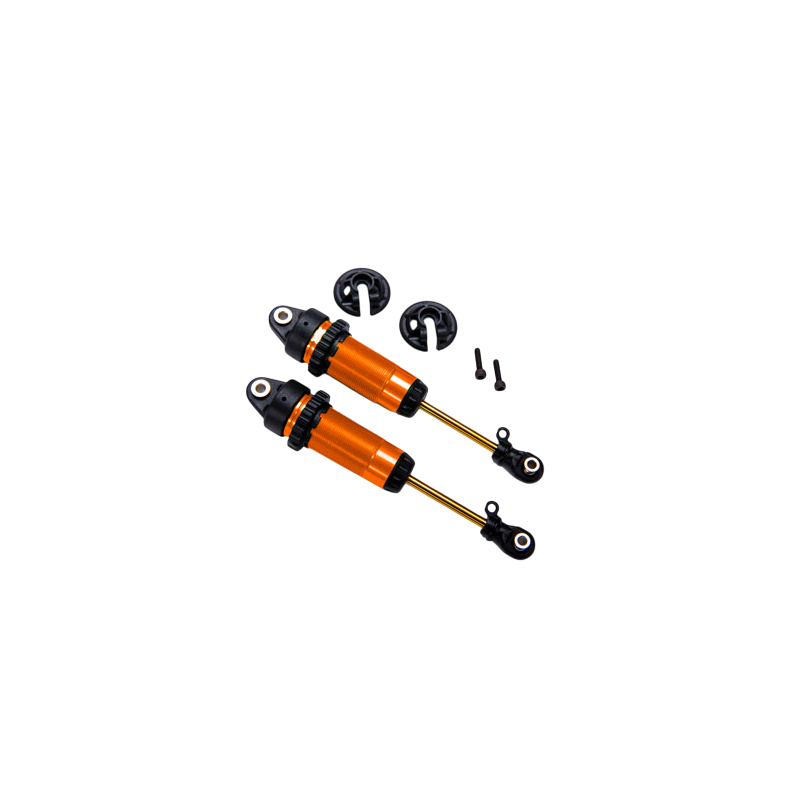 Amortisseurs GTR XX-Long aluminium orange - TRAXXAS 7462-ORNG