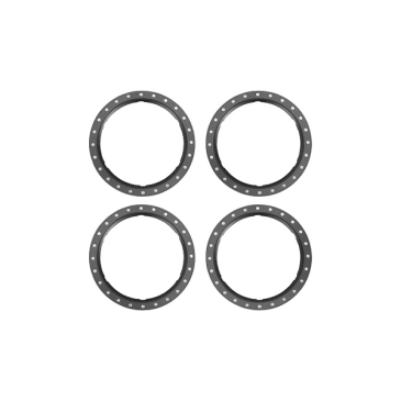 Anneaux Beadlock en aluminium Gris (x4) - TRAXXAS 10276-GRAY