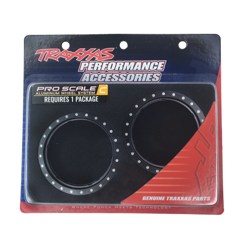 Anneaux Beadlock en aluminium Gris (x4) - TRAXXAS 10276-GRAY