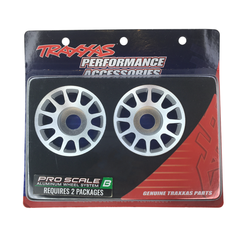 Jantes en aluminium ProScale argent (x2) - TRAXXAS 10274-SLVR