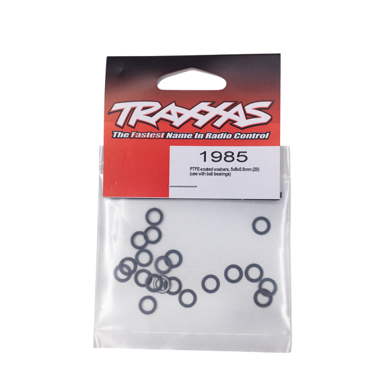 Rondelles enduites PTFE 5x8x0.5 mm (x20) - TRAXXAS 1985
