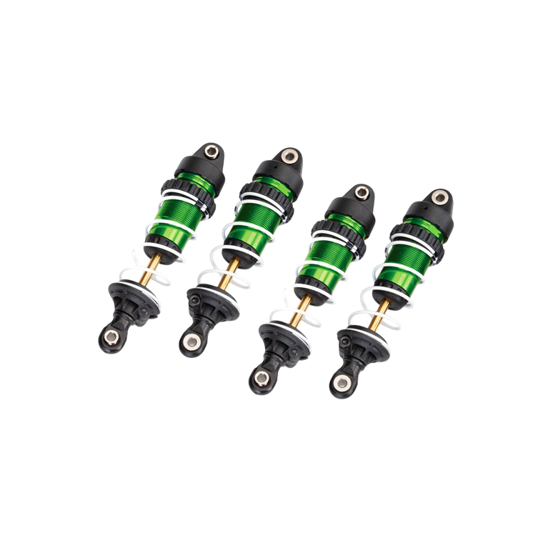 Amortisseurs GTR Long aluminium Vert - TRAXXAS 10765-GRN
