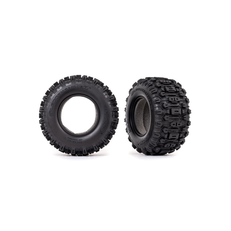 Pneus Sledgehammer + inserts mousse (x2) - TRAXXAS 8974