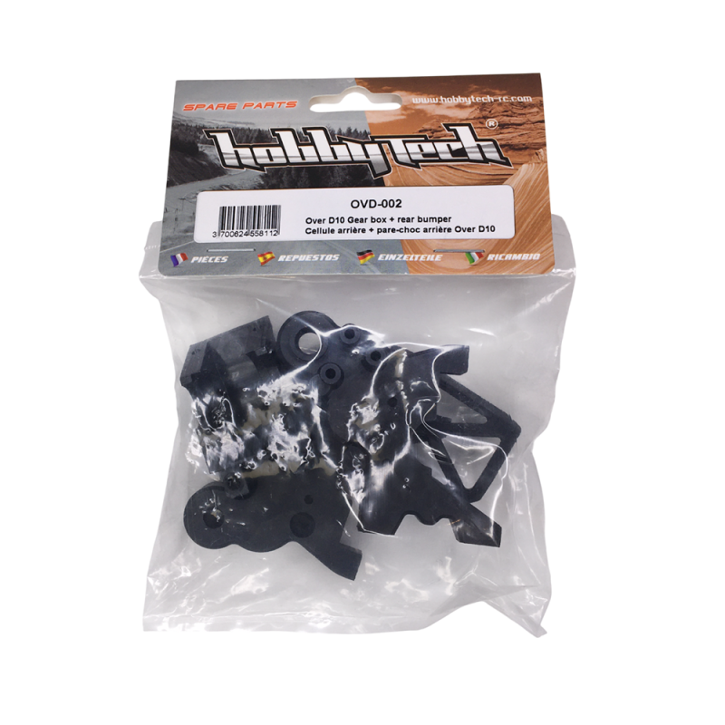 Cellule + Pare-chocs arrière OVER D10 - HOBBYTECH OVD-002