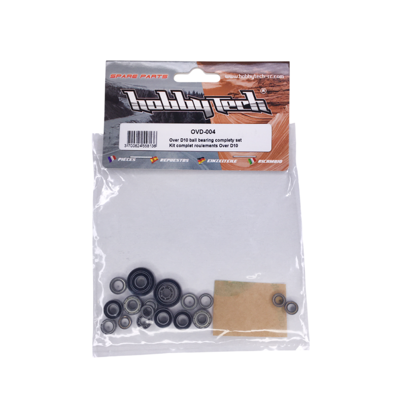 Kit complet roulements OVER-D10 - HOBBYTECH OVD-004