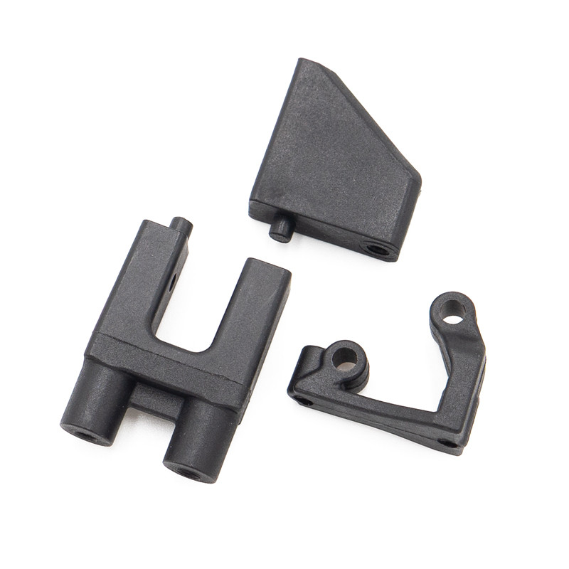 Support servo + fixation pare-chocs ARR OVER-D10 - HOBBYTECH OVD-006