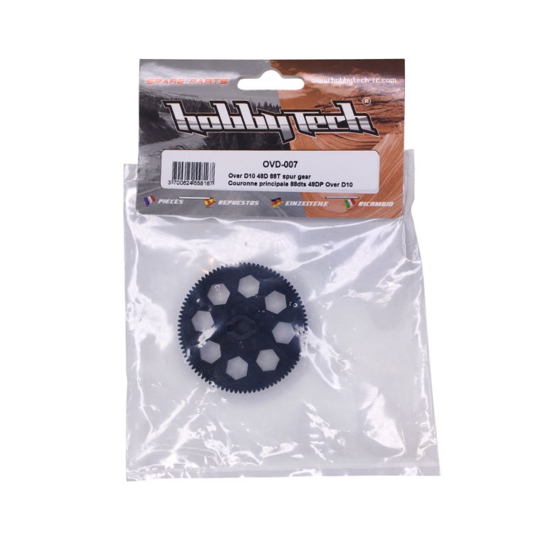 Couronne 88 dents 48 DP OVER-D10 - HOBBYTECH OVD-007