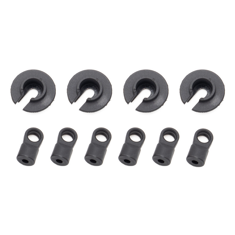 Chapes fusées avant et amortisseur OVER-D10 - HOBBYTECH OVD-008