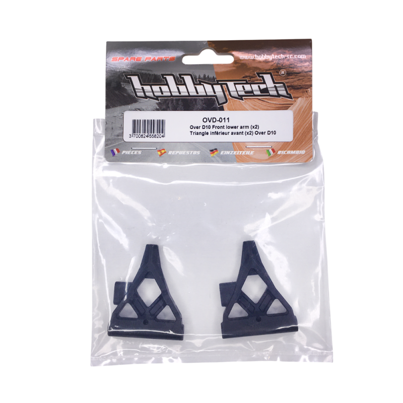 Triangles inférieur avant OVER-D10 (x2) - HOBBYTECH OVD-011