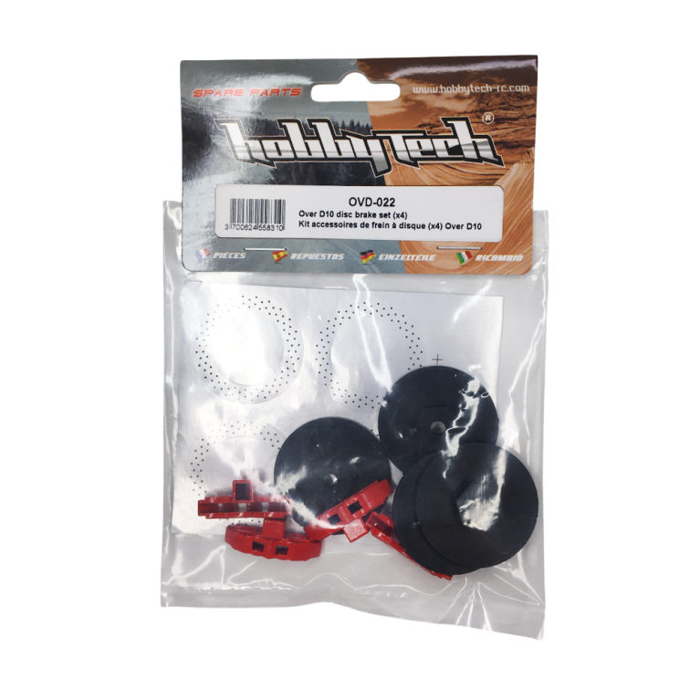 Kit accessoires frein à disque OVER-D10 (x4) - HOBBYTECH OVD-022