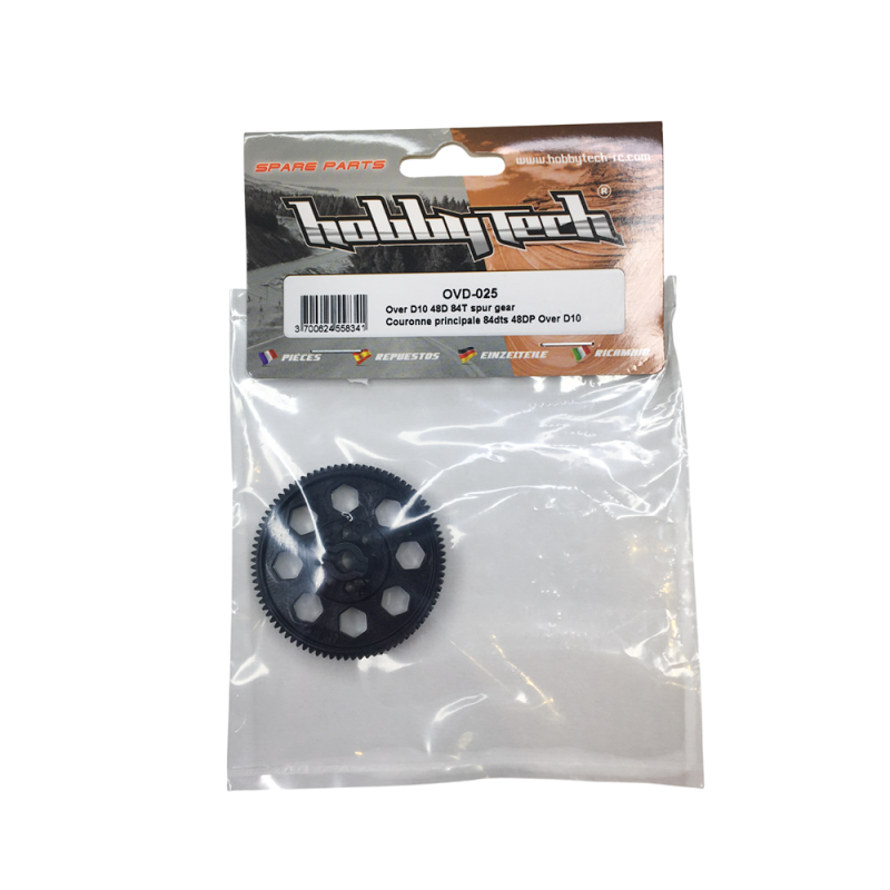 Couronne 84 dents et 48DP OVER-D10 - HOBBYTECH OVD-025