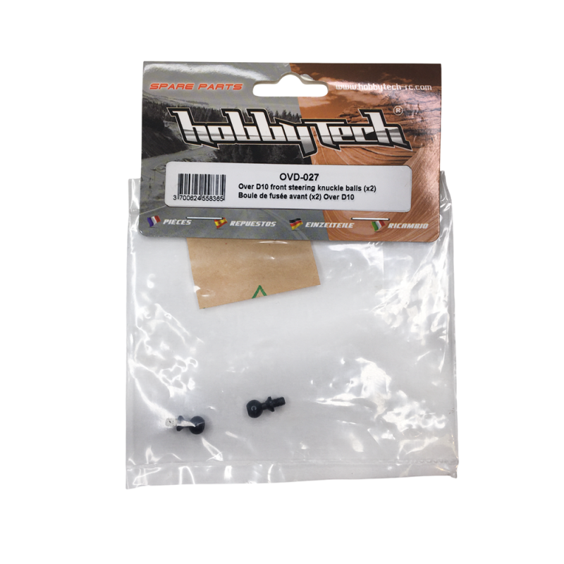 Rotules de fusée avant OVER-D10 (x2) - HOBBYTECH OVD-027