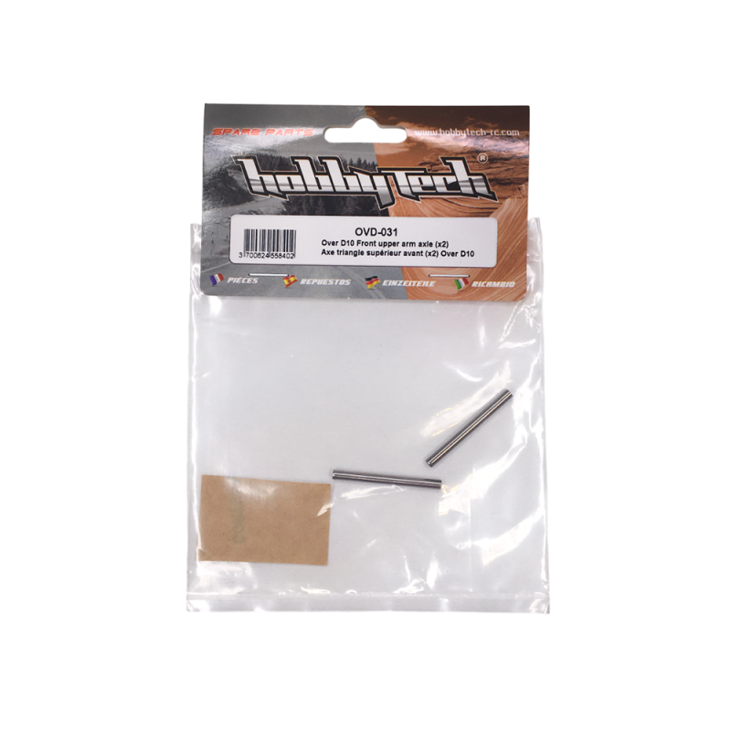 Axe triangle supérieur avant OVER-D10 (x2) - HOBBYTECH OVD-031