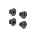 Écrous nylstop OVER-D10 - Noir (x4) - HOBBYTECH OVD-033
