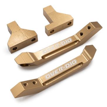 Bras de renfort arrière aluminium OVER-D10 (x2) - HOBBYTECH OVD-037