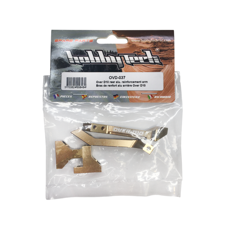 Bras de renfort arrière aluminium OVER-D10 (x2) - HOBBYTECH OVD-037