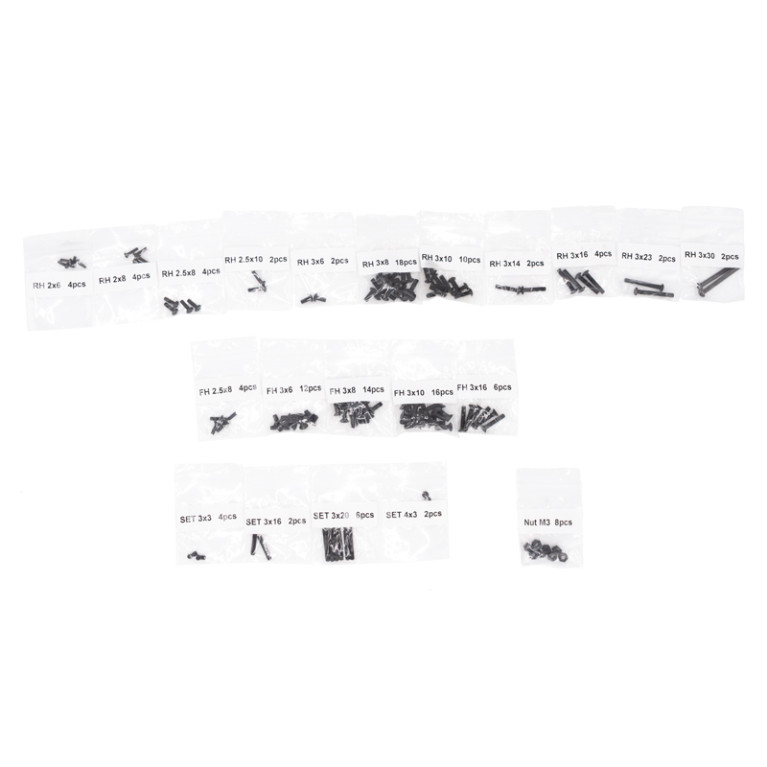 Kit visserie complet OVER-D10 - HOBBYTECH OVD-039