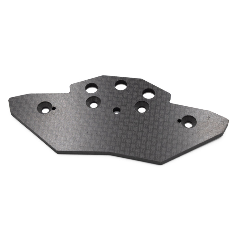 Plaque inférieure de pare-chocs carbone OVER-D10 - HOBBYTECH OVD-040
