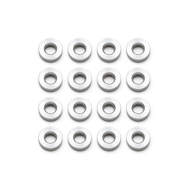 Rondelle de réglage aluminium OVER-D10 (x16) - HOBBYTECH OVD-042