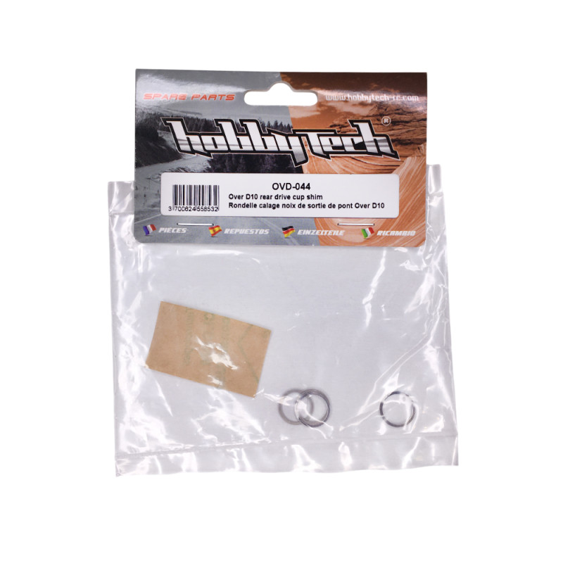 4 Rondelles calage noix sortie de pont OVER-D10 - HOBBYTECH OVD-044