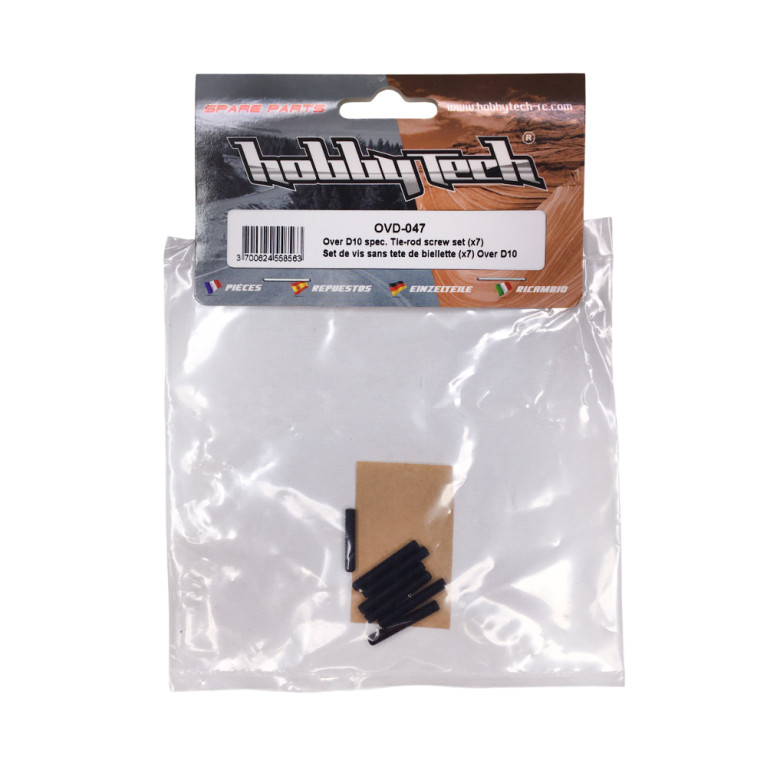 7 Vis sans tête de biellette OVER-D10 - HOBBYTECH OVD-047
