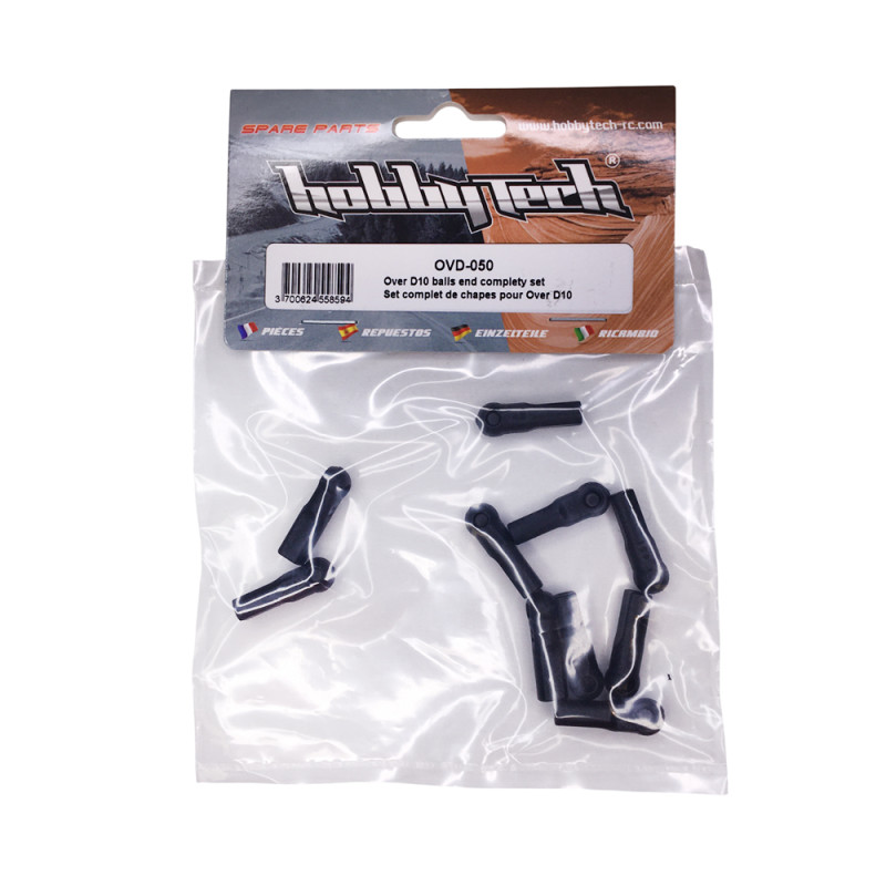 Set complet de chapes OVER-D10 - HOBBYTECH OVD-050