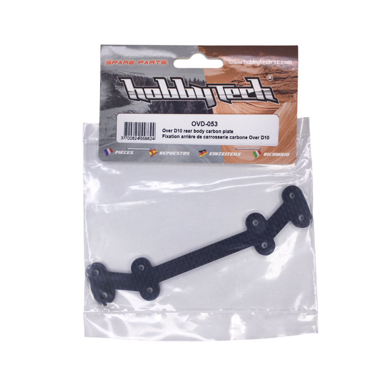 Fixation arrière carrosserie en carbone OVER-D10 - HOBBYTECH OVD-053