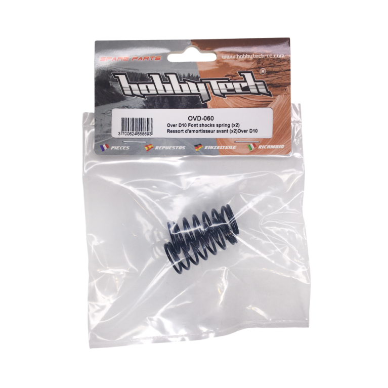 2 Ressorts d'amortisseur avant OVER-D10 - HOBBYTECH OVD-060