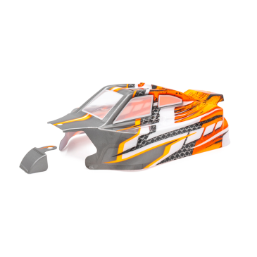 Carrosserie NXT EVO 4S Orange Fluo + Stickers - HOBBYTECH NA-293-NC