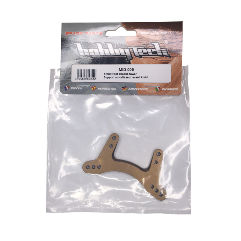 Support amortisseur avant X-MID - HOBBYTECH MID-009