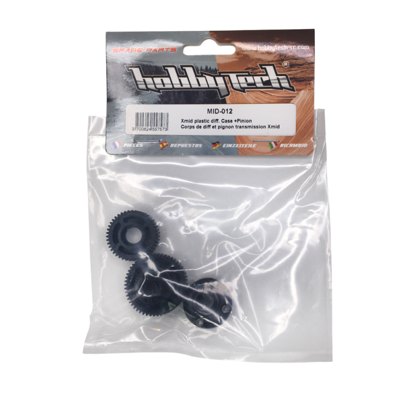 Corps de différentiel et pignon transmission X-MID - HOBBYTECH MID-012