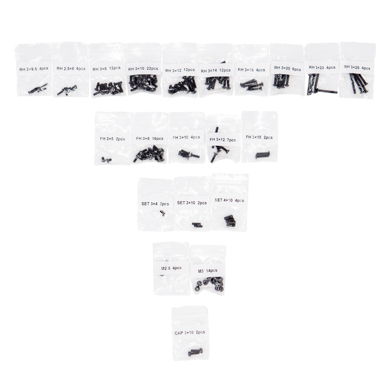 Kit complet de vis X-MID - HOBBYTECH MID-016