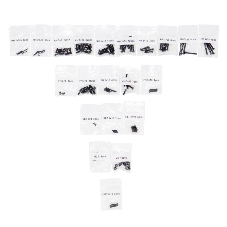 Kit complet de vis X-MID - HOBBYTECH MID-016