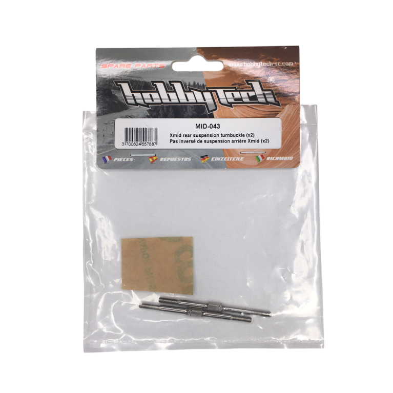 Biellettes à pas inversé suspension arrière X-MID - HOBBYTECH MID-043