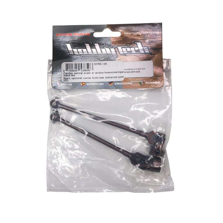Cardan central avant/arrière homocinétique traité dur - HOBBYTECH STRS-129