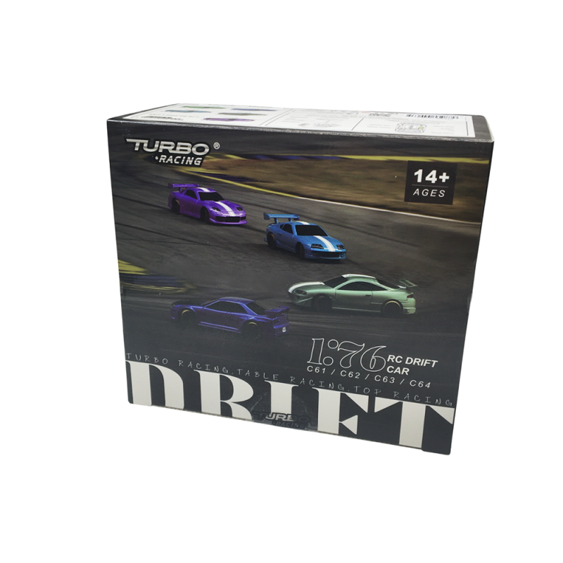 Micro Drift ''C-61'' 1/76 Violette - TURBO RACING TB-C61