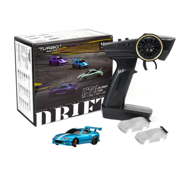 Micro Drift ''C-63'' 1/76 Bleu - TURBO RACING TB-C63