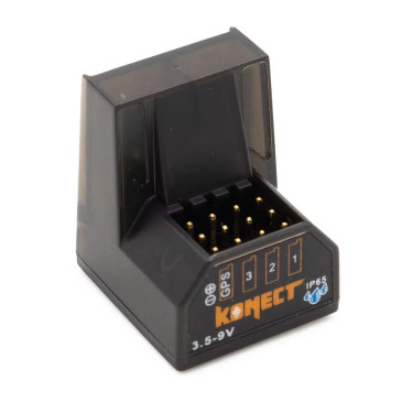 Mini récepteur étanche 4 voies pour radio X9S  - KONECT KN-XR-RG4CHWP