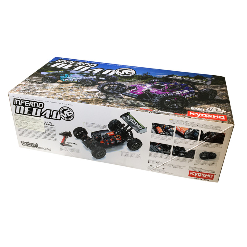 Inferno NEO 4.0 VE Readyset EP White/Green- KYOSHO 34118T2